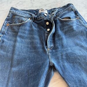 Agolde Relaxed Denim Jeans in Classic Blue